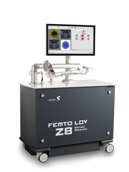 Person preparing to wear a contact lens